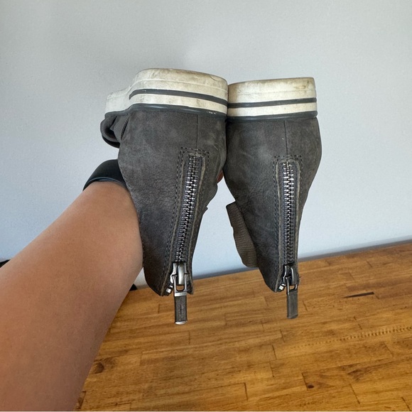 Eileen Fisher Zanya Gray Mesh Strappy Platform Sport Sandals Size 6 - Picture 5 of 5